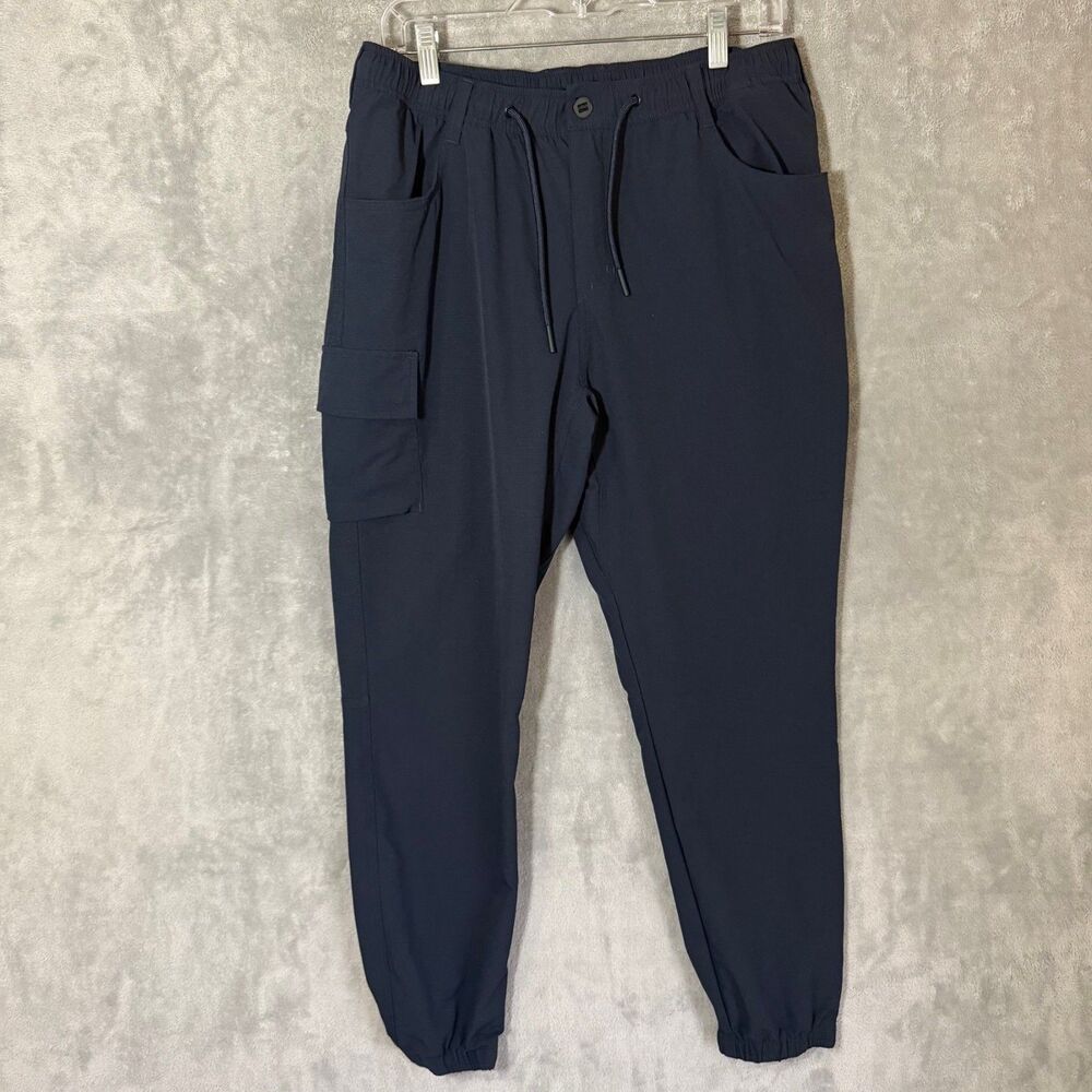 BYLT Premium Basics Men XL Navy Stretch Cargo Everyday Jogger Pants Ripstop